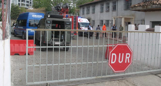 Cezaevinde yangın tatbikatı