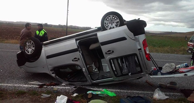 Yerköy’de trafik kazası : 4 yaralı