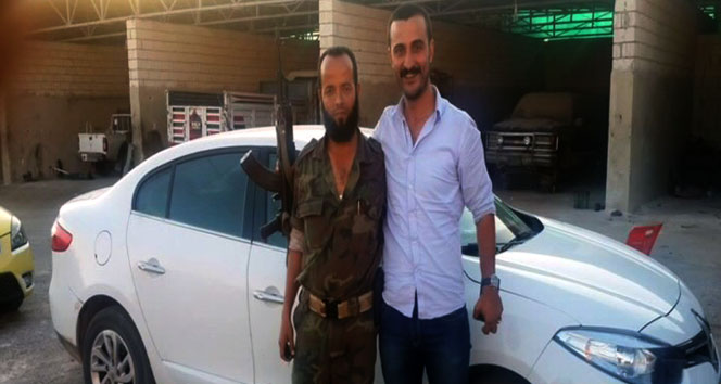 Kaybolan arabasını Suriye&#039;de buldu