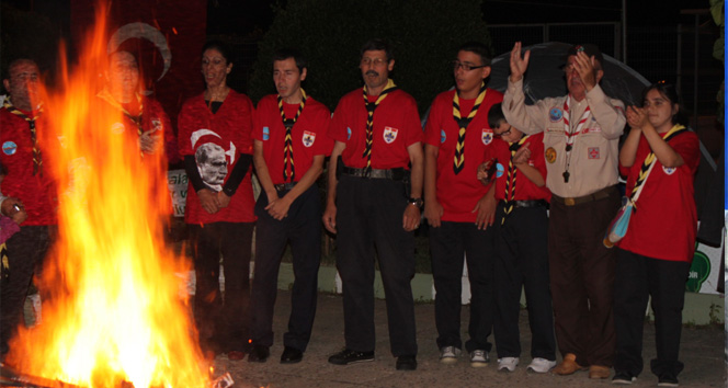 Engelli izcilerden bayrak şov