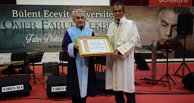 Ömer Faruk Tekbilek’e fahri doktora payesi verildi