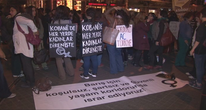 Kadınlardan Kobani’ye destek