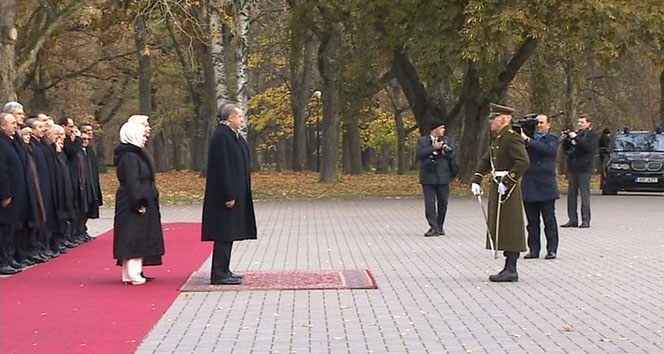 Cumhurbaşkanı Erdoğan Estonya’da