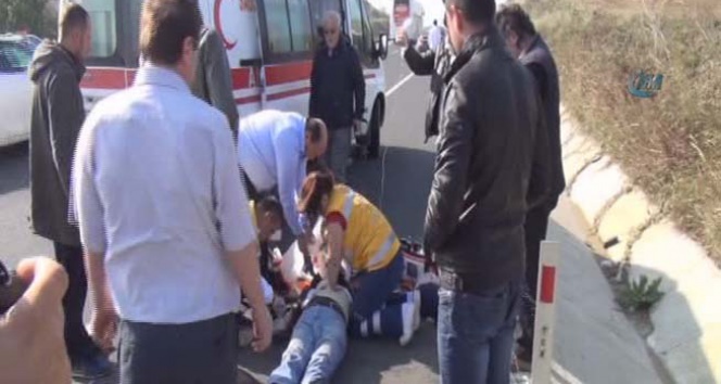 Tekirdağ'da trafik kazası: 1 ölü, 2 yaralı