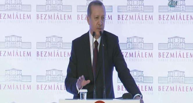 Erdoğan, Bezmialem Vakıf Üniversitesi&#039;nin açılış töreninde