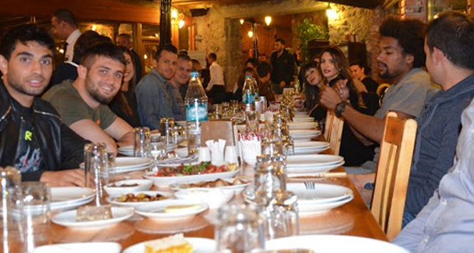 Kayserispor'da futbolculara moral yemeği