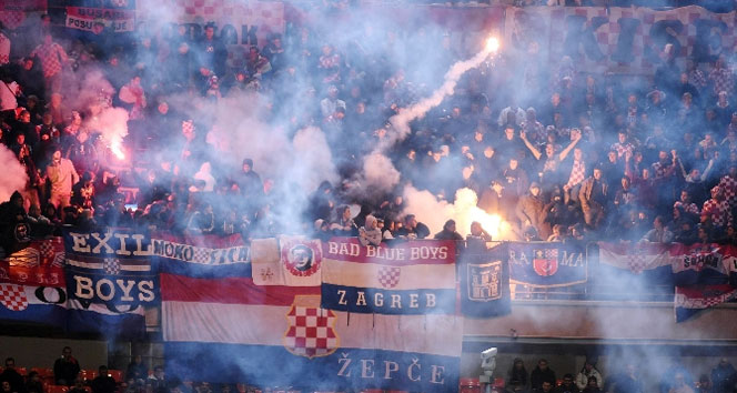 İtalya- Hırvatistan maçında olay çıktı