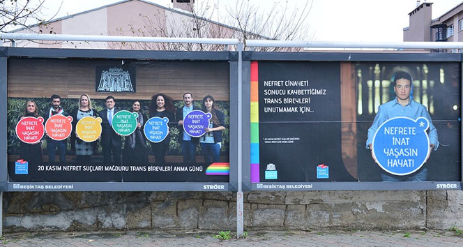 Beşiktaş Belediye Başkanı LGBT birerleri ile poz verdi