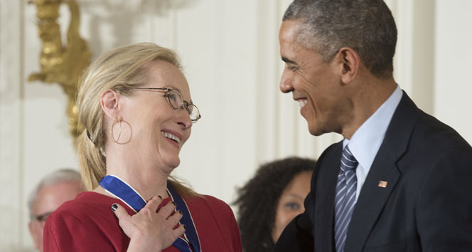 Obama&#039;dan Meryl Streep’e &#039;İlan-ı Aşk&#039;