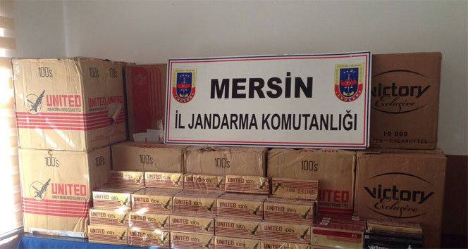 Mersin&#039;de kaçak sigara operasyonu