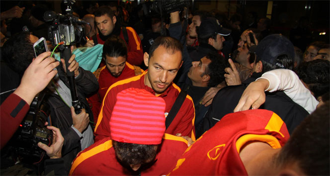 Galatasaray kafilesi Gaziantep&#039;te