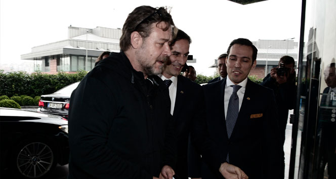 Russel Crowe &#039;Son Umut&#039;un galası için İstanbul&#039;da