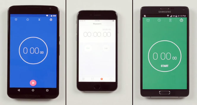 Galaxy Note 4, iPhone 6 ve Nexus 6 hız testinde