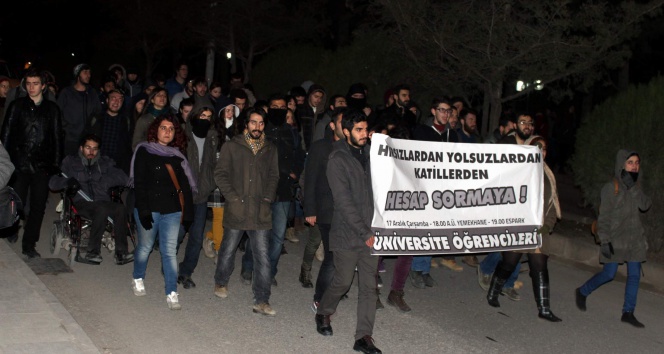 Eskişehir’de 17 Aralık protestoları
