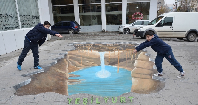 Üç boyutlu resimler artık Türkiye sokaklarında
