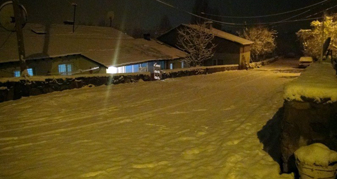 Bitlis’te soğuk hava ve kar yağışı