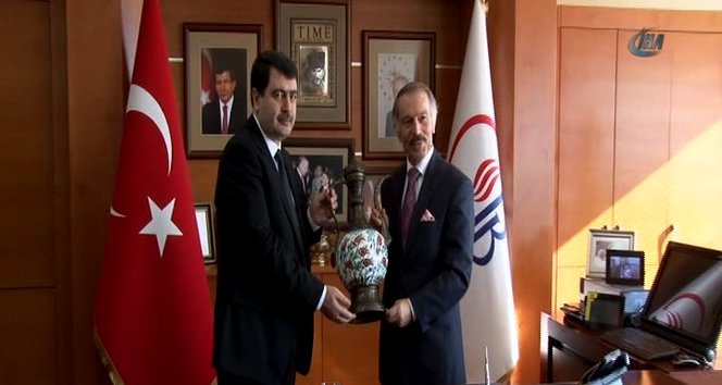 Vali Şahin'den Başkan Aydıner'e ziyaret