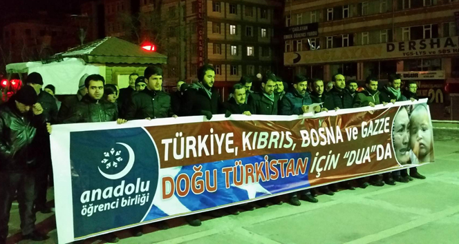 Van’dan Doğu Türkistan halkı için dua