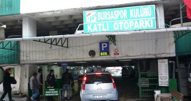 Bursaspor Otoparkı'nın hali içler acısı