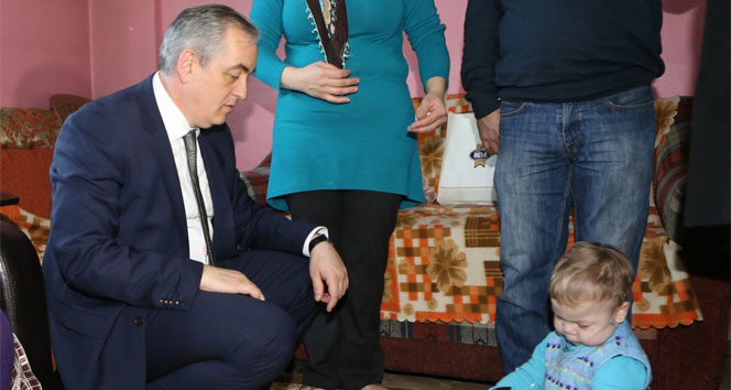Berat bebeğe başkan Aydın’dan yardım eli
