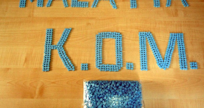3 bin 280 adet ecstasy hap ele geçirildi
