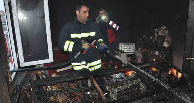 Bozüyük&#039;te ev yangını
