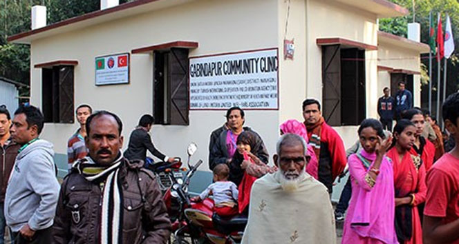 TİKA’nın Bangladeş’te inşa ettiği 10 sağlık ocağı hizmete açıldı