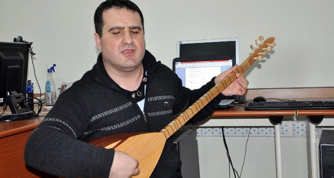 Görme engelli gencin 10 parmağında 10 marifet