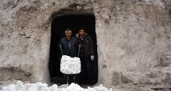 200 ton kardan mağara yaptılar