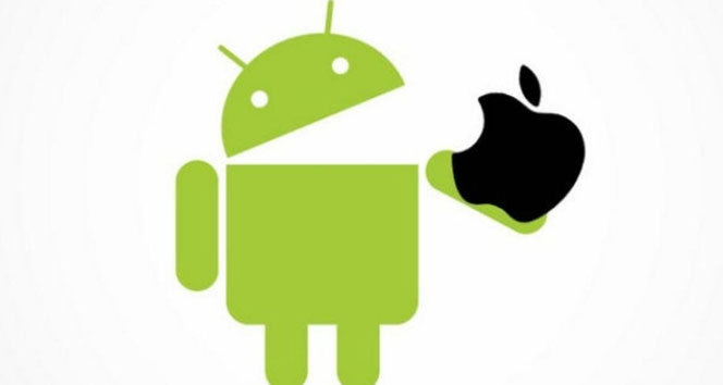 Android iOS’u yedi