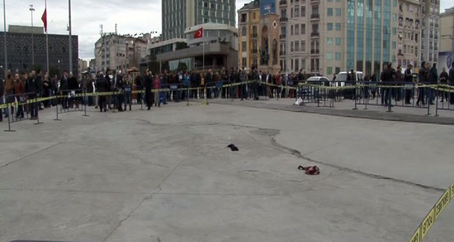 Taksim’de polise silahlı saldırı!