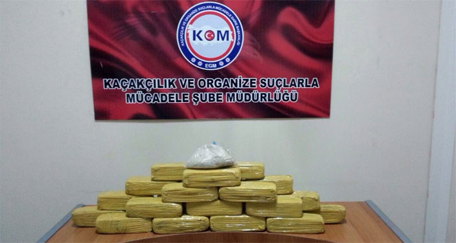 Erzurum’da 12 kilo 633 gram eroin ele geçirildi
