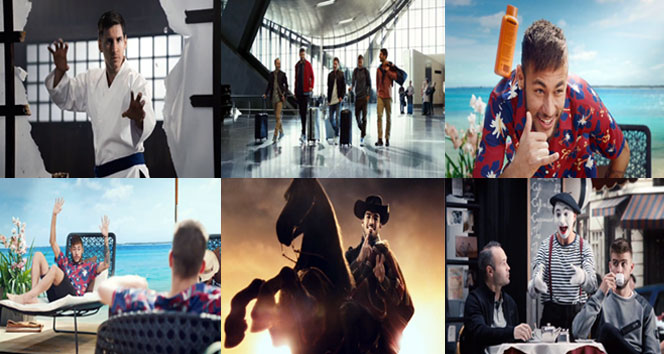 Barcelonalı yıldızlardan müthiş reklam filmi