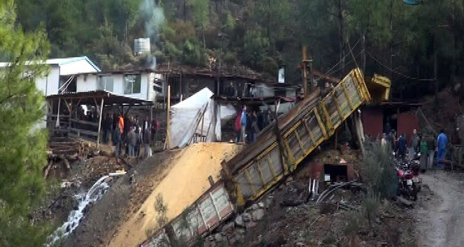 Son mesaisinde göçük altında kaldı