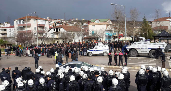 İzmit’te olaylı yıkım