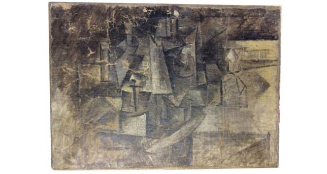 14 yıldır kayıp Picasso imzalı tablo kargo paketinden çıktı