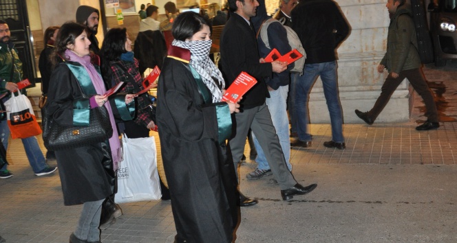 Beyoğlu’nda &#039;İç Güvenlik Paketi&#039;ni protesto ettiler