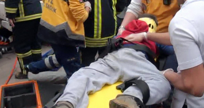 Kamyon tekerleğinin altında kalan çocuk yaralandı