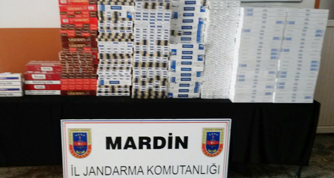 Mardin&#039;de kaçak sigara operasyonu