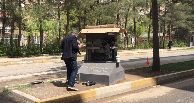 Okkan’ın şehit edildiği yere anıt dikildi