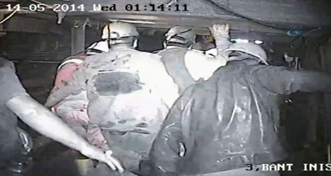 Soma'daki maden kazasının görüntüleri