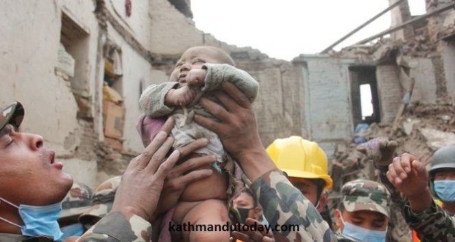Nepal depreminin simgesi oldu