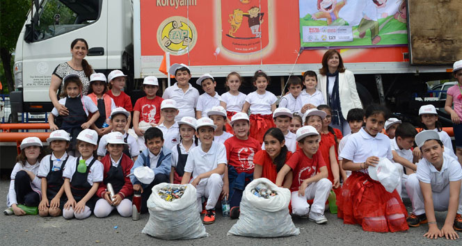 En çok çocukla en çok atık pil toplama rekoru kırıldı